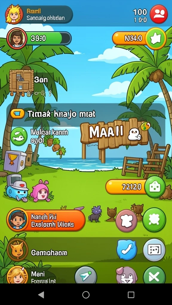 Berbagai pilihan mesin slot yang tersedia.