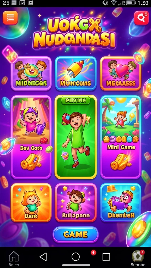 Tampilan awal permainan 738SLOT yang menarik.