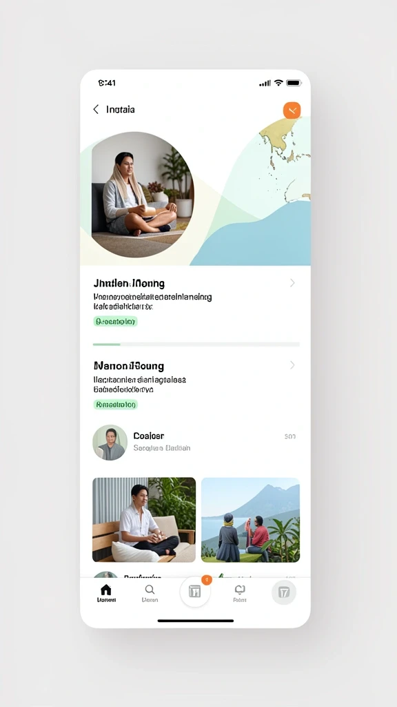 Tampilan awal yang menarik dan user-friendly.