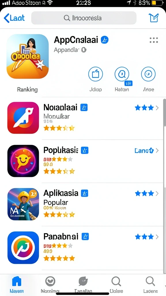 Tampilan antarmuka yang menarik dan user-friendly.