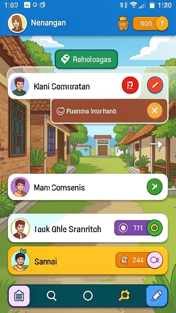 Fitur multiplayer memungkinkan Anda bermain bersama teman.