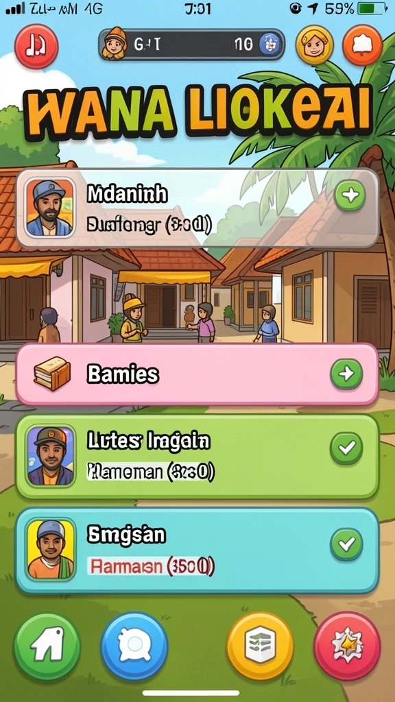 Tampilan antarmuka yang user-friendly.