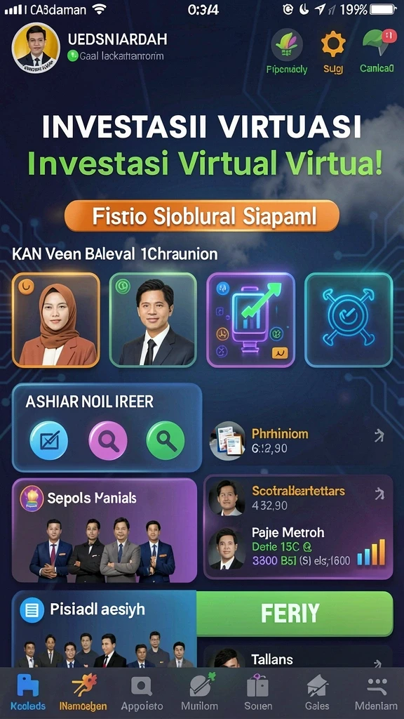 Tampilan antarmuka yang modern dan menarik.