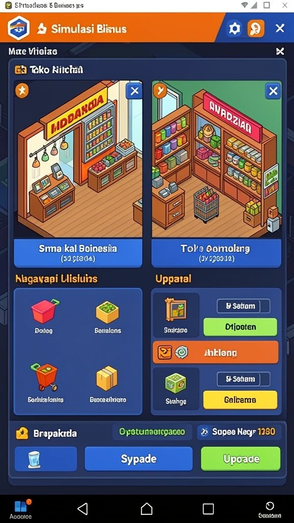 Tangkapan layar menampilkan antarmuka permainan yang menarik.