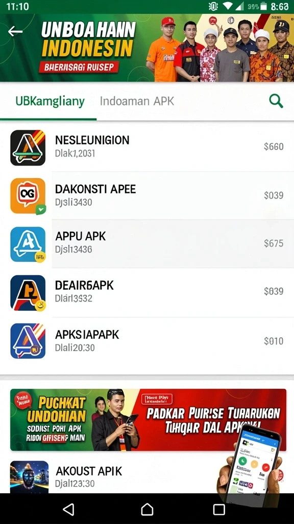 Tampilan awal permainan yang menarik.