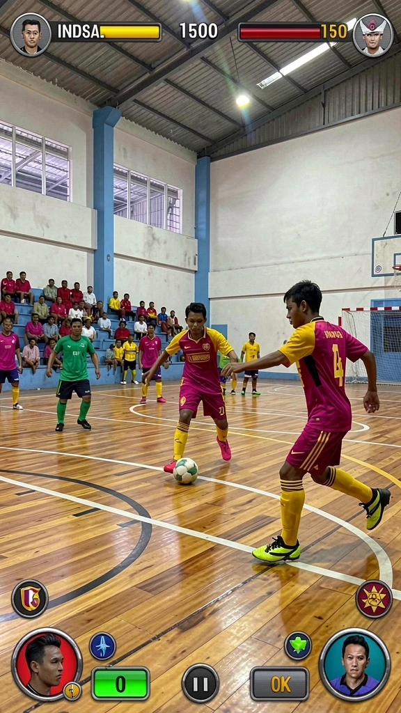 Karakter-karakter yang dapat dipilih dengan warna-warni.