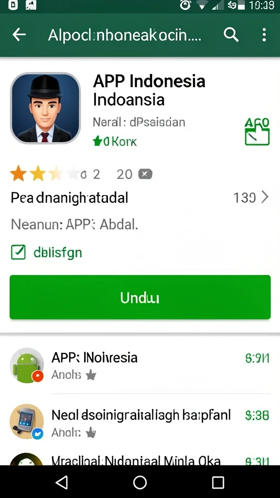 Tampilan awal yang menarik dan interaktif.