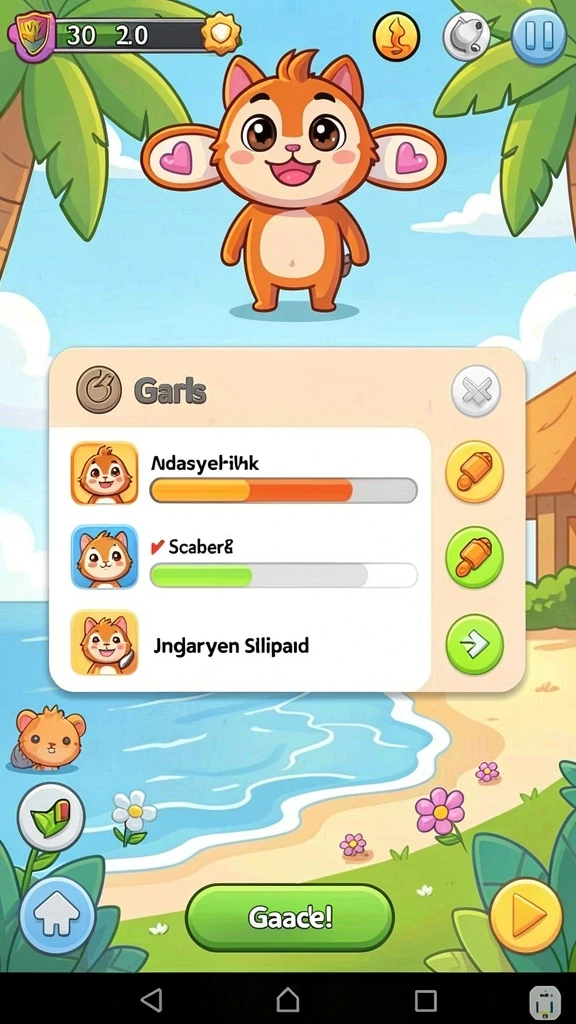 Screenshot menampilkan mode permainan yang seru dan menantang.