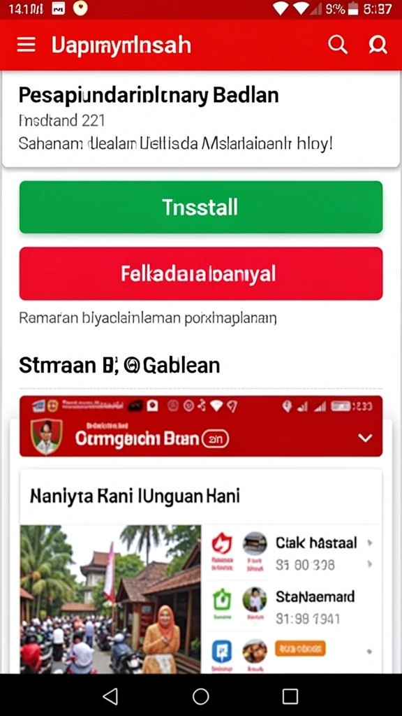 Menampilkan karakter utama dalam aksi seru.