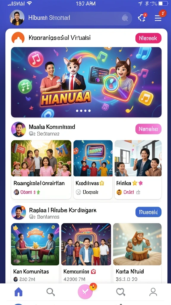 Tantangan seru di setiap level yang dilalui.