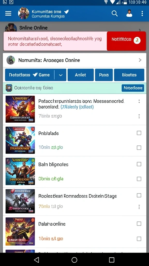 Tampilan antarmuka IDKLUB yang user-friendly.