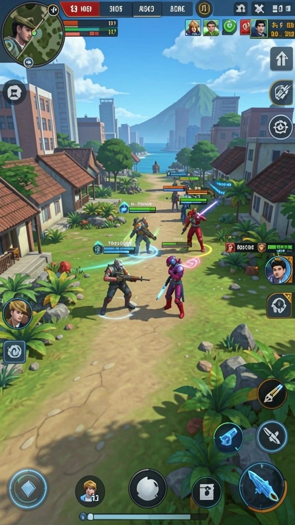 Momen seru dalam mode multiplayer saat bertanding.