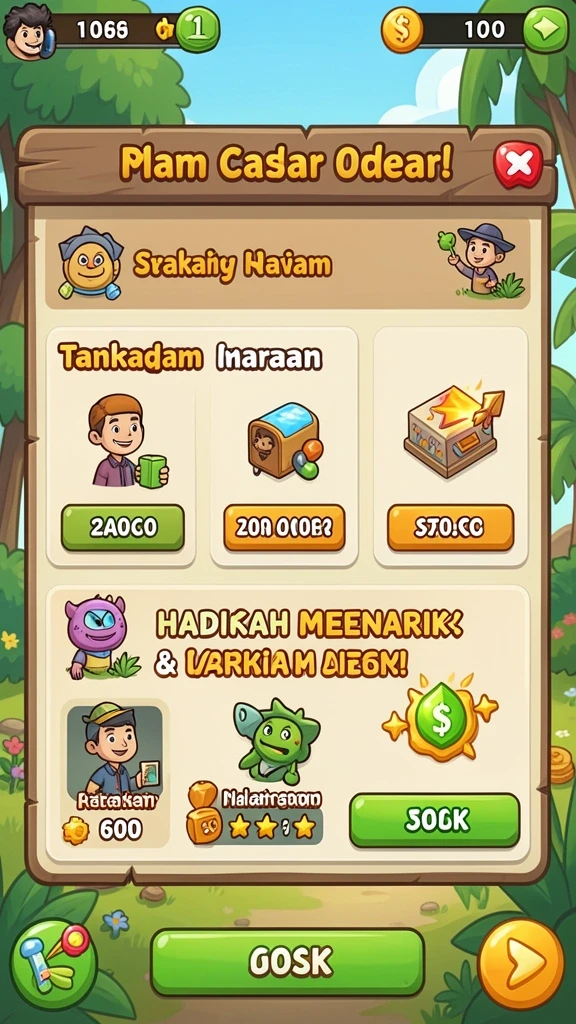 Tampilan menu utama KAISAR888 yang menarik.