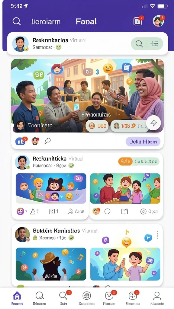 Tampilan antarmuka pengguna yang intuitif dan menarik.