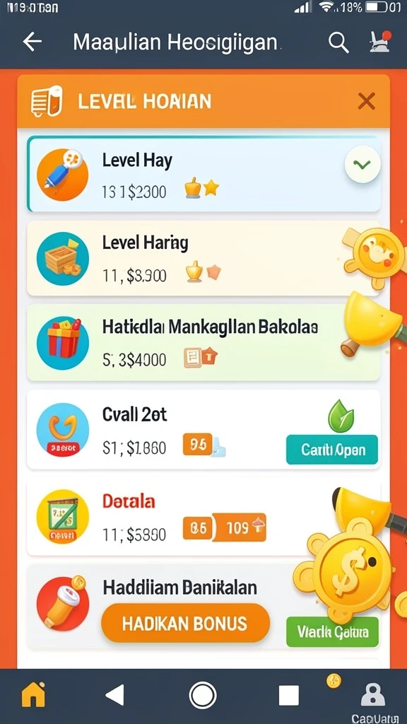 Karakter yang beragam dan menarik.