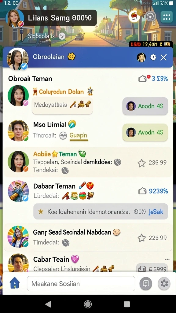 Tampilan antarmuka yang menarik dan mudah digunakan.