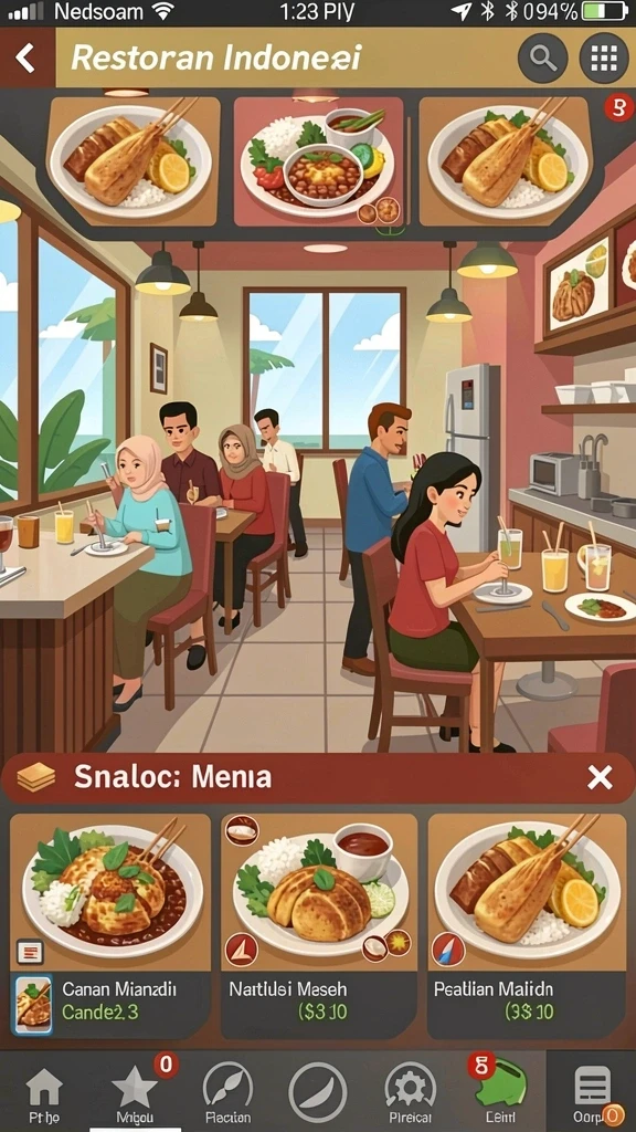 Grafis yang memukau dan efek suara yang menarik.