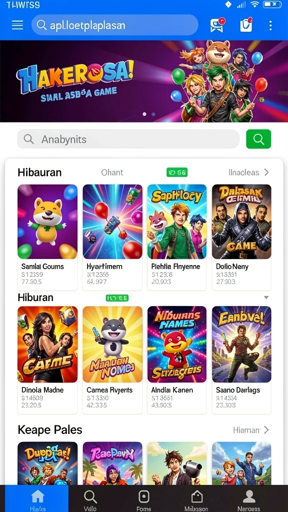 Tampilan antarmuka yang ramah pengguna dan menarik.