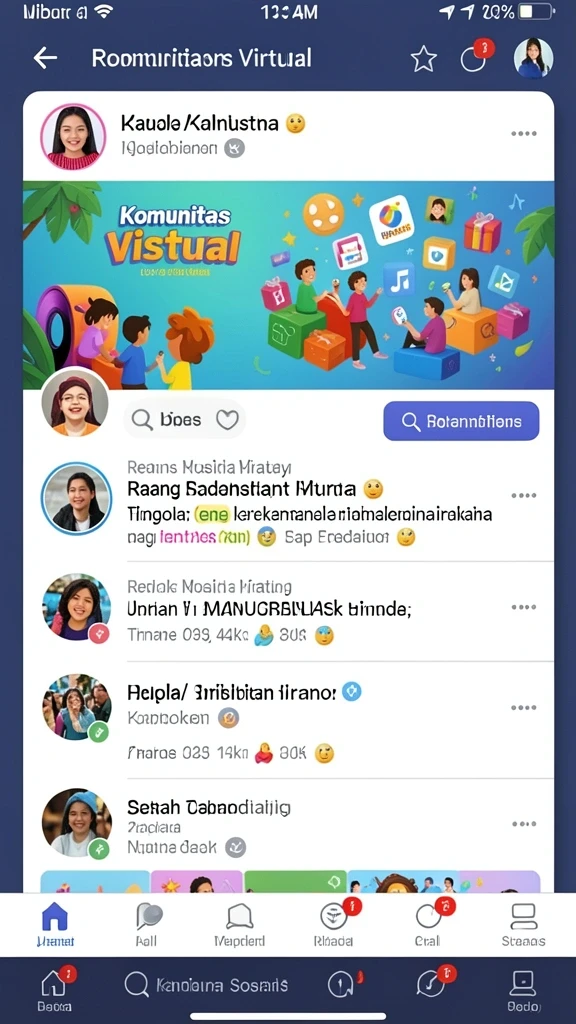 Berbagai pilihan permainan yang seru.