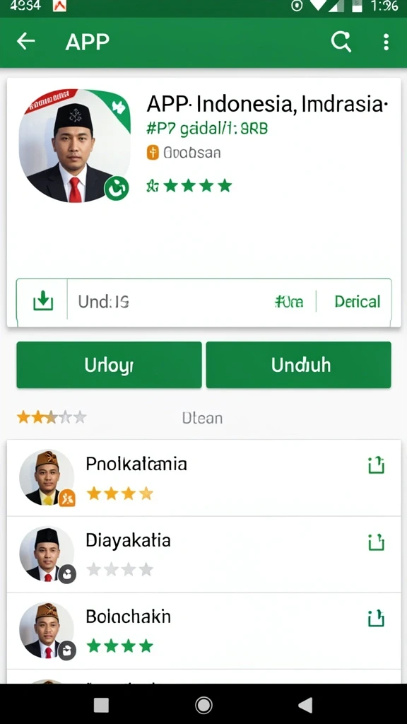 Tampilan menu utama yang menarik dan user-friendly.