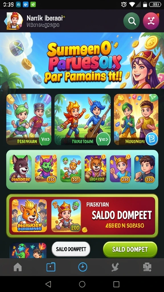 Aksi pertempuran seru dalam permainan tim yang strategis.