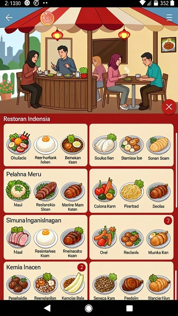 Tampilan antarmuka yang bersih dan mudah digunakan.