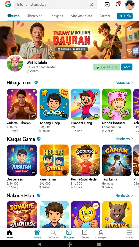 Tampilan antarmuka yang menarik dan mudah dinavigasi.