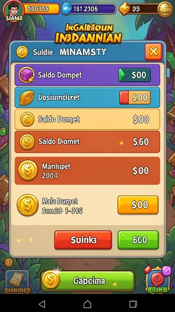 Sistem reward yang menggiurkan dengan item unik.