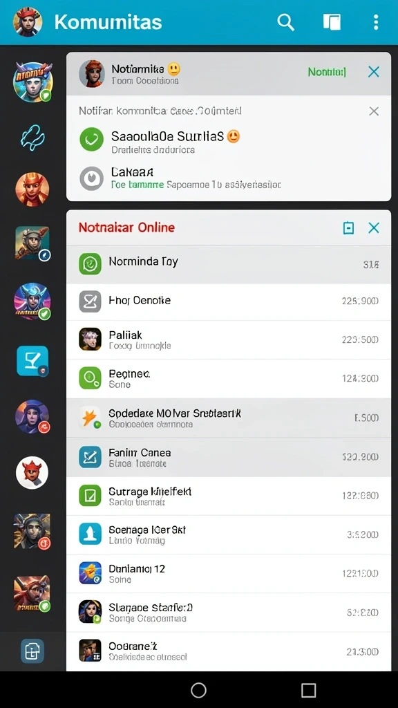 Tangkapan layar memperlihatkan fitur multiplayer saat berlomba dengan teman.