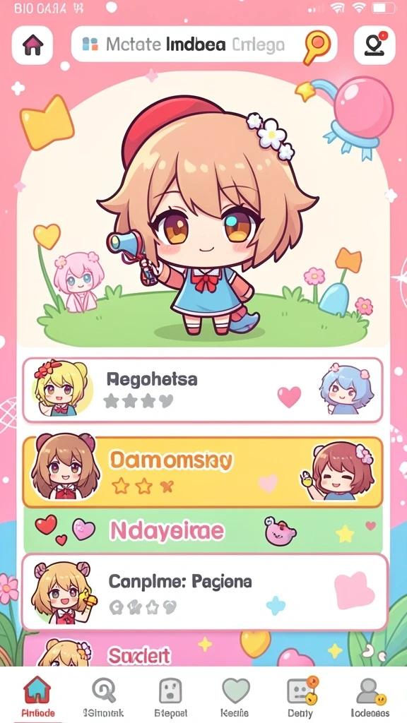 Kustomisasi avatar yang unik dan beragam.