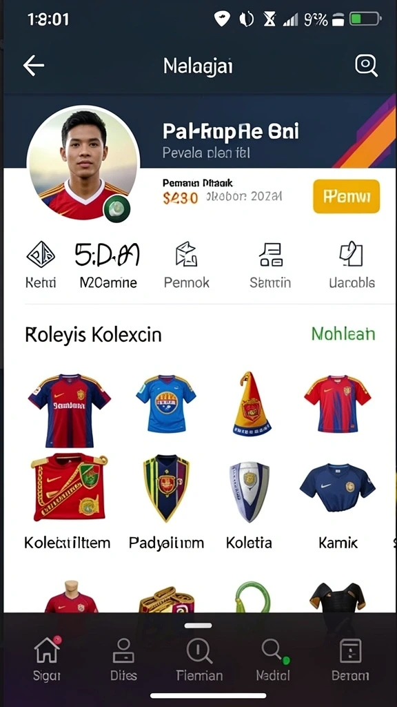 Antarmuka ramah pengguna untuk semua pemain.