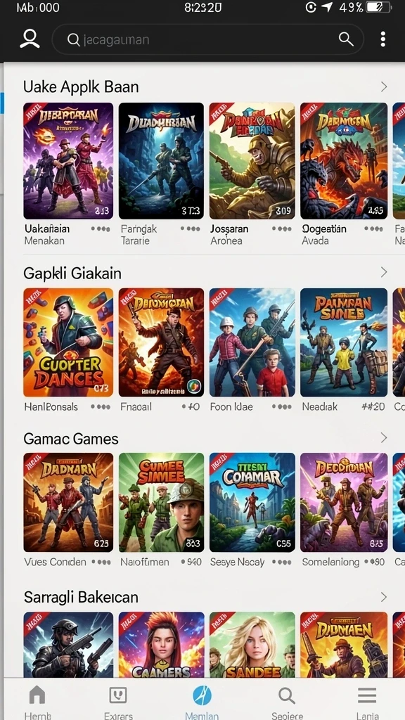 Tangkapan layar iringan multiplayer yang seru dan kompetitif.