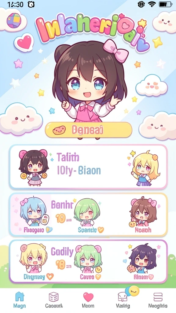 Tampilan menu utama ZOROTOTO yang menarik.
